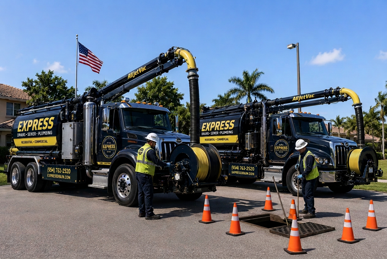 Express Drain service fleet